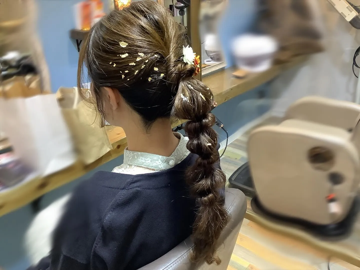 結婚式へご列席のお客様ヘアアレンジ✨