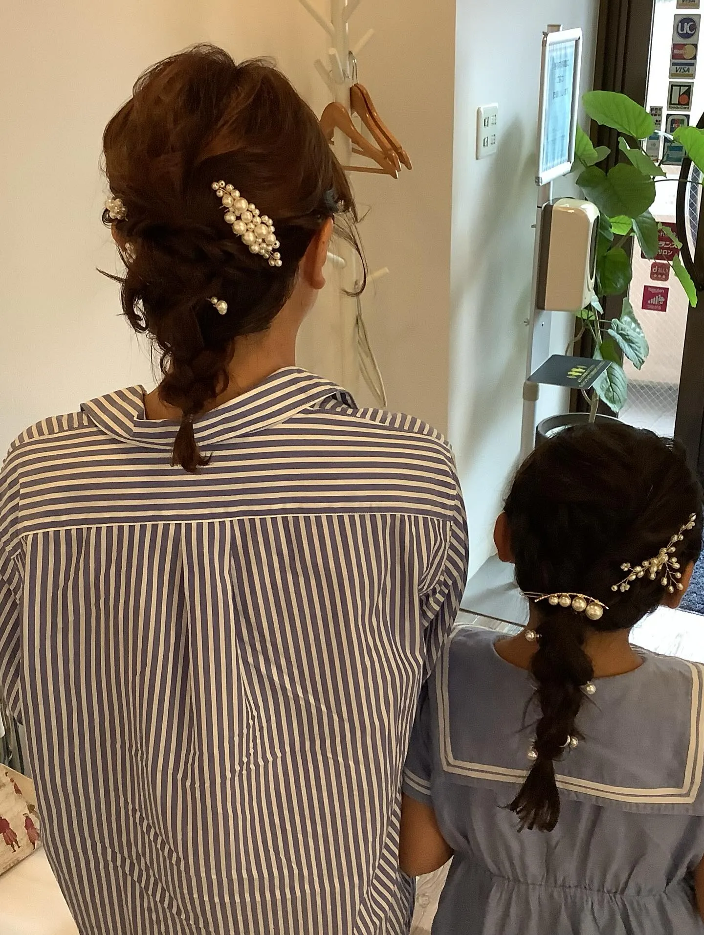 本日結婚式へ列席のお客様のヘアアレンジ✨