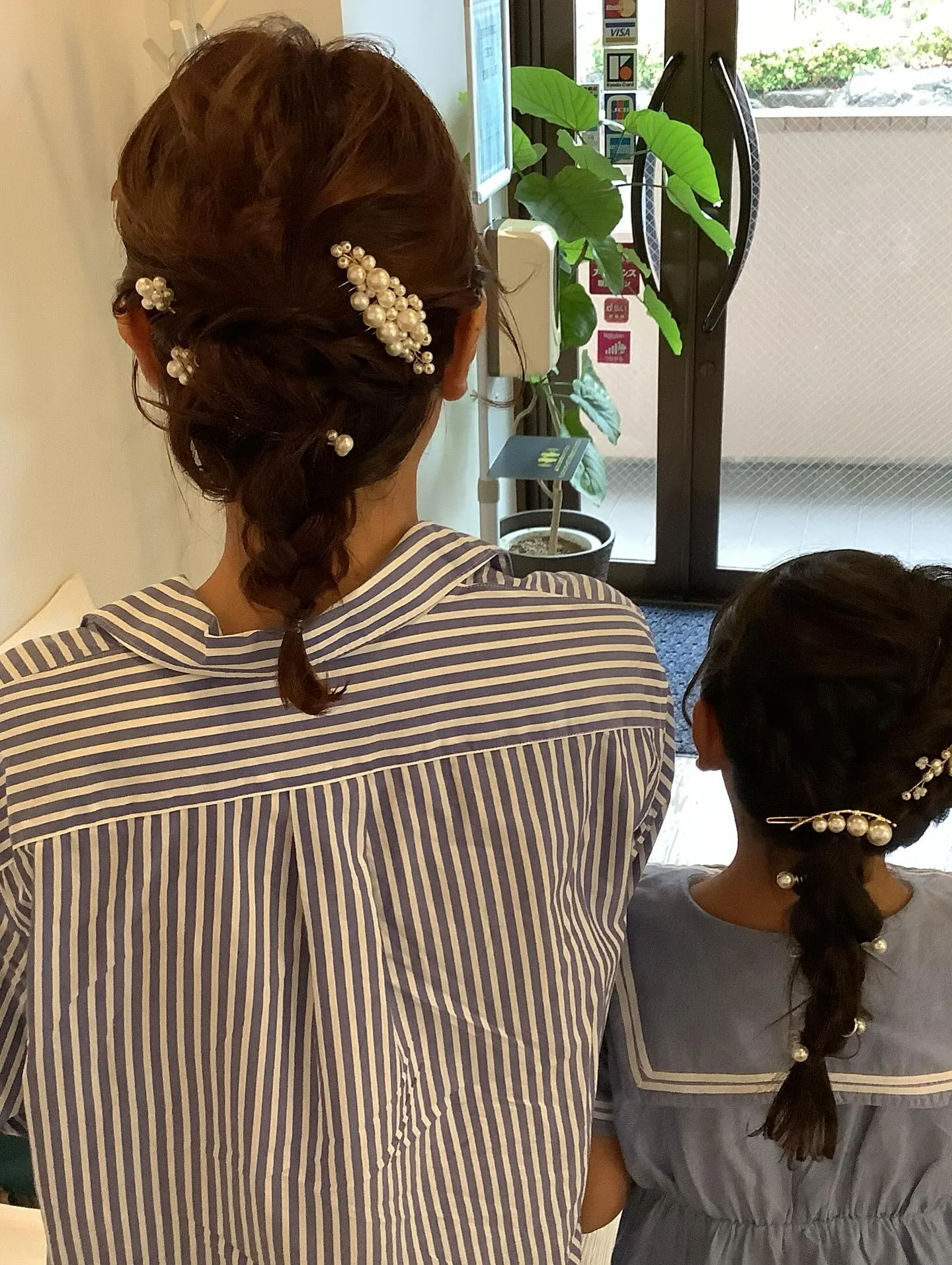本日結婚式へ列席のお客様のヘアアレンジ✨