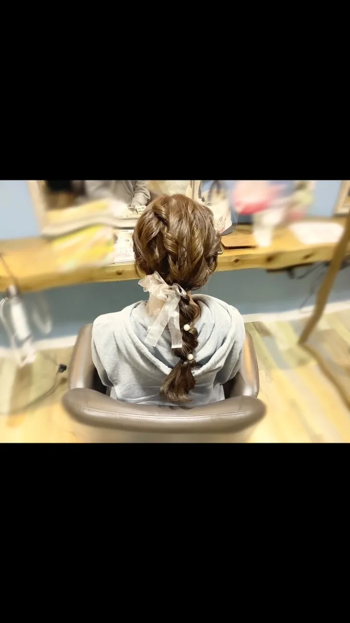 入学式、結婚式列席などの早朝ヘアセットや着付け承っております...